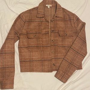 Gianni Bini plaid jacket size medium